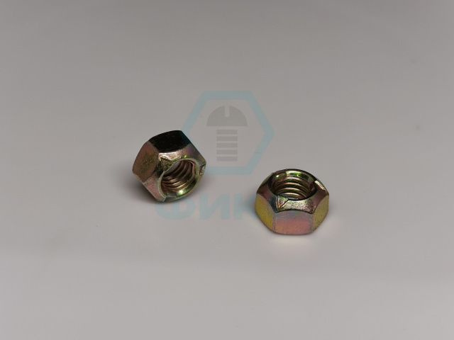 Гайка DIN 980 М8 сталь цинк желтый  8