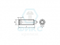 Винт DIN 913 М2х4 нержавеющая сталь А4