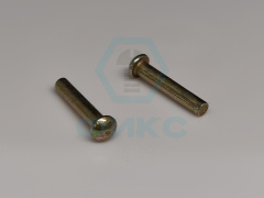 Заклепка ГОСТ 10299-80 5х16 сталь цинк желтый