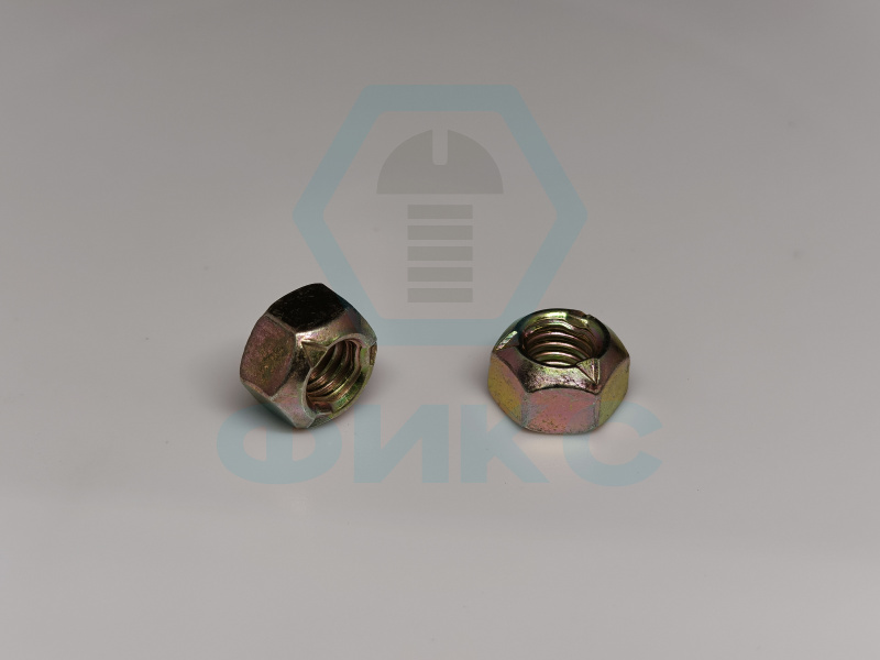 Гайка DIN 980 М8 сталь цинк желтый  8