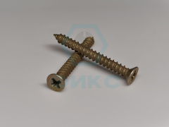 Винт ГОСТ 11652-80 6х25 сталь цинк желтый исп.2