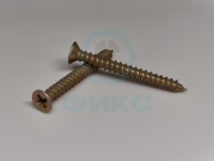 Винт ГОСТ 11652-80 4х12 сталь цинк желтый исп.2