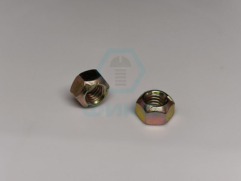 Гайка DIN 980 М8 сталь цинк желтый  8